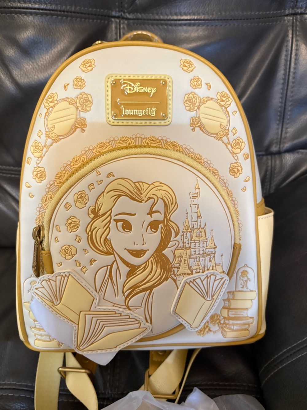 Loungefly Disney Belle Sketchy Mini Backpack